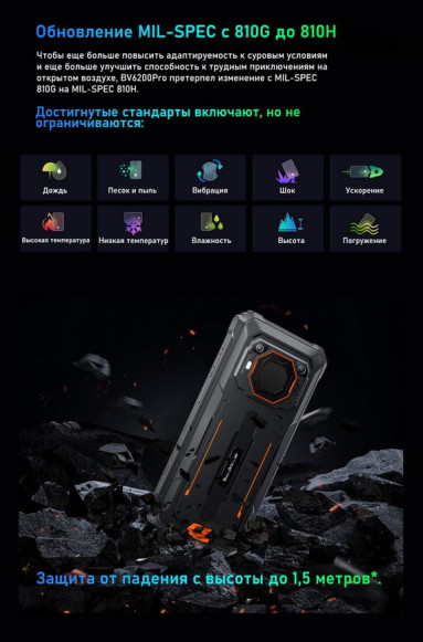 Смартфон Blackview BV6200 Pro 4/128Gb Green