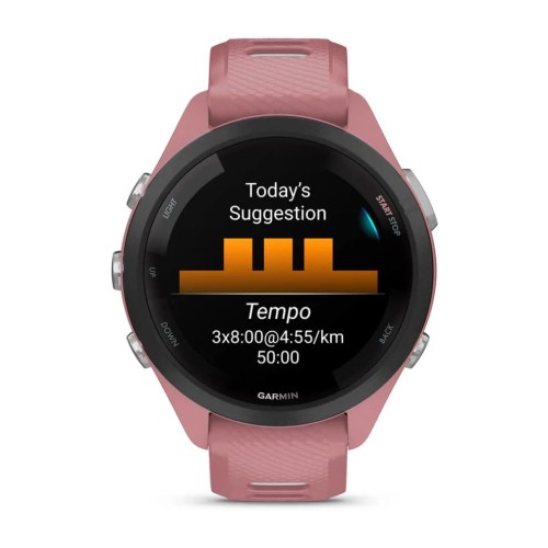 Умные часы Garmin Forerunner 265S с розовым ремешком