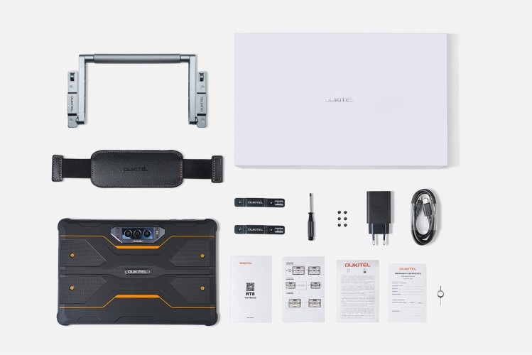 Планшет Oukitel RT8 6/256Gb Black с подставкой