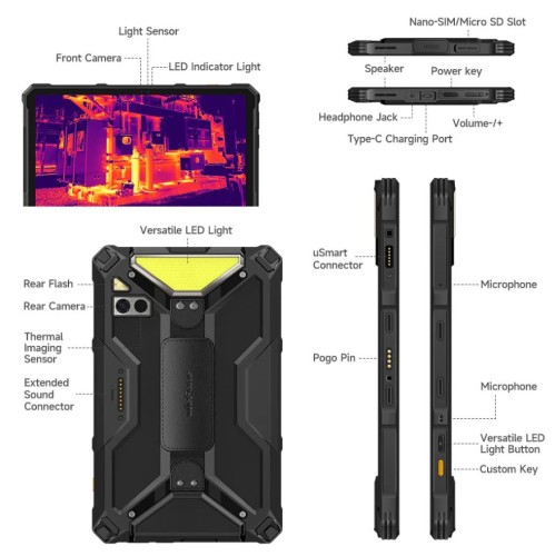 Планшет Ulefone Armor Pad 4 Ultra (Thermal Version) 8/256Gb